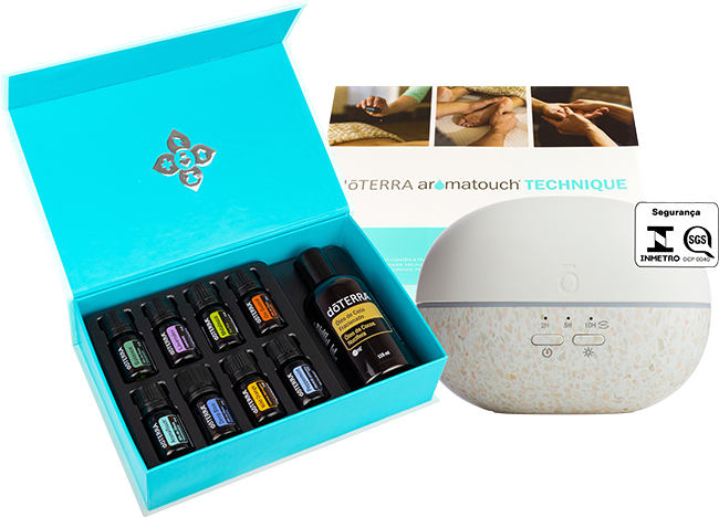 Kit Técnica doTERRA Aromatouch com Difusor